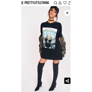 2pac t-shirt dress